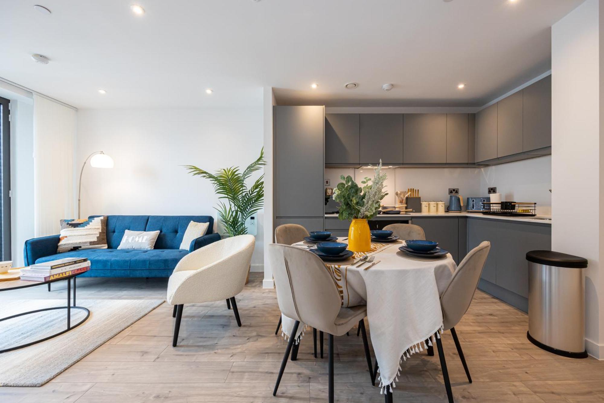 City Center Ultra-Luxe 2Bed Villa Amalfi مانشستر المظهر الخارجي الصورة